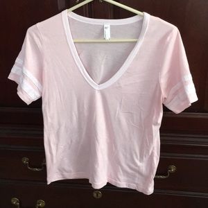 American Apparel Pink Top